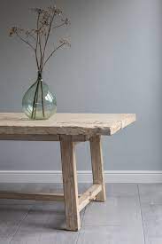If your option is banquet sized dining table, we have tables with extensions up to 112 or we can custom build a large harvest style dining table to meet your needs. Reclaimed Elm Trestle Dining Table 225cm X 100cm