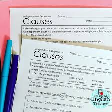 Select one or more questions using the checkboxes above each question. Independent And Dependent Clauses With Images Teaching Grammar The Daring English Teacher The Daring English Teacher Worksheets Worksheets 6th Grade Math Division Math Student Login Learn To Tell Time Clock Printable Color