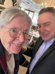 What a treat! I had the honor and pleasure of taking my former high school  chemistry teacher, Natalie Foote Tiernan out to lunch today! She turned 91  years young