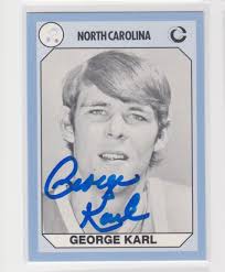 GEORGE KARL NORTH CAROLINA UNIVERSITY #147 AUTOGRAPHED CARD