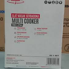 Produk maspion unit 1 sidoarjo : Jual Promo Multi Cooker Maspion Mec 2750 Mec2750 Pemanas Serba Guna Murah Jakarta Barat Meisita Id Tokopedia