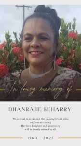 Condolences to Aunty Beaty Kwebana and Supenaam