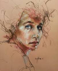 oil pastel portraits