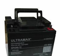 ULTRAMAX NPG50-12 - 12V 50Ah 'AGM' DEEP CYCLE GEL BATTERY - SOLAR POWER  STORAGE
