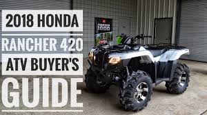 2018 honda fourtrax rancher 420 atv model lineup explained differences model id breakdown