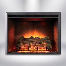 The electric fireplaces draw the cool or the cold air into the this led electric fireplace is very safe. Dynasty Fireplaces 35 In Led Electric Fireplace Insert In Black Matt Ef45d Fgf The Home Depot