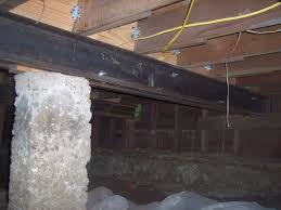 Maybe you would like to learn more about one of these? The Basement Kings Steel C Channel Installation Encased Around Wood Beams Basement Contractors Elevated Homes Basement