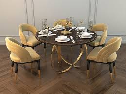Rooms to go dining room furniture comes in a variety of shapes and sizes for a flawless fit in any space. Modern Dining Table And Chair 2 3d Model Cgtrader