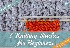 Knit purl stitches dishcloth knitting patterns knitting stiches knitting charts loom knitting knitting needles knit patterns. 7 Knitting Stitches For Beginners Eknitting Stitches