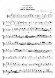 Garland Waltz From The Sleeping Beauty P I Tchaikovsky Free Flute Sheet Music Flutetunes Com