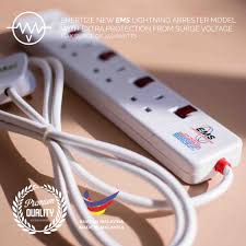 Bagaimana cara memasang rak dinding? Enertize Ems 3 Pin 3 Gang Extension Multiple Trailing Power Socket With Surge Protection 2 5 Meter Cable Cord Shopee Malaysia