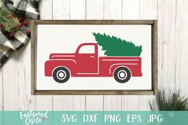 Freesvg.org offers free vector images in svg format with creative commons 0 license (public domain). Red Truck With Christmas Tree Christmas Svg File For Signs 357228 Svgs Design Bundles