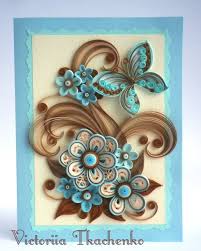Quilling Picture Love Quilling Picture Birthday Quilling Picture Exquisite Stylized Flowers In B Paper Quilling Jewelry Quilling Butterfly Paper Quilling
