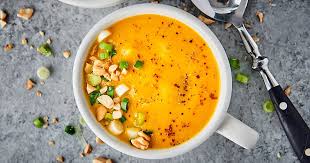 Heat the olive oil in a large, heavy soup. Get The Recipethis Roasted Carrot Soup Is Healthy Vegan Gluten Free And Loaded With Roas Carrot Soup Recipes Roasted Carrot Soup Carrot Soup Recipes Healthy