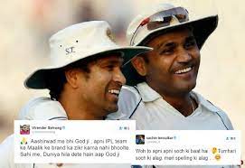 The Most Destructive Opening Partners Sachin And Sehwag Played With Words On Twitter And Twitterati Loved It Cowboy Hats Panama Hat Partners
