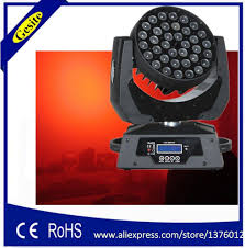 New Hot Cheap Moving Head 36pcs 18w Rgbwa Uv Led Wash Zoom Light Uv Led Black Cover Lights