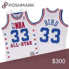 Larry Bird All Star Jersey Nba Larry Bird All Star Jersey Men S Large Flawless Shirts Larry Bird All Star Clothes Design