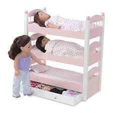 This adorable willow baby bassinet is perfect for a little baby doll (up to 11 long). 18 Inch Doll Furniture Lovely Triple Bunk Bed Includes Https Www Amazon Com Dp B01nau921d Ref Cm Sw R Pi Doll Bunk Beds 18 Inch Doll Bedding Doll Beds