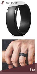 New Mens Wedding Silicon Ring Size 10 Size 10 Rings Silicone Rings Men Wedding Men