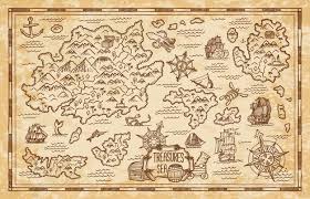 But just what is a map? Free Vector Vintage Pirates Parchment