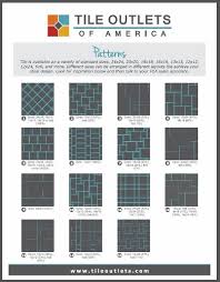 Home » 12×24 tile patterns for bathrooms. 15 Tile Installation Patterns For Your Tile Design Project Tile Outlets Of America