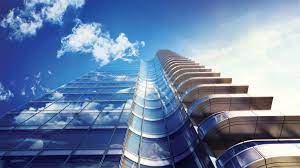 Protect against the cold, the sun's heat and noise, live safely, reduce cleaning and even protect your privacy: Beautiful Blue Glass Building Hd Wallpaper