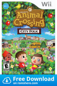 Download Animal Crossing City Folk Nintendo Wii Wii Isos Rom Animal Crossing Wii Animal Crossing City Folk