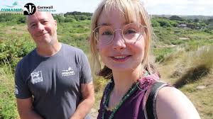 Emmeline Hardisty explores Upton Towans nature reserve with Cornwall  Wildlife Trust's People Engagement Officer for the Dynamic Dunescapes  project Andy Nelson