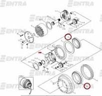 XKAQ-00986 подшипник Hyundai R220LC9S / R210LC7