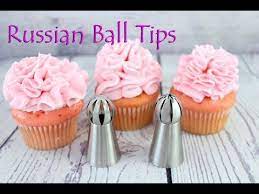 Russian Ball Tips And Ruffle Tips Review Youtube Cupcake Decorating Tips Russian Cake Tips Creative Cake Decorating