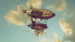 Guns Of Icarus Online Airship The Squid Steam Trading Cards Dieselpunk Airship Art Wallpaper