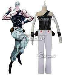 JoJo's Bizarre Adventure: Stardust Crusaders Jean Pierre Polnareff Cosplay  Costume