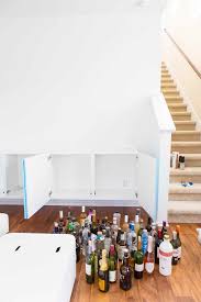 The outer 0.5 is plaster and the back 0.5 is drywall. How To Install Ikea Besta Cabinets A Taste Of Koko