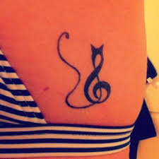 Tattoo ideas tattoo inspiration flutes forward treble clef cat tattoo. Pin By Alice Verlezza On Tattoos Sister Tattoos Tattoos Music Tattoos
