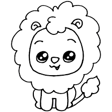 Dibujo León Para Colorear