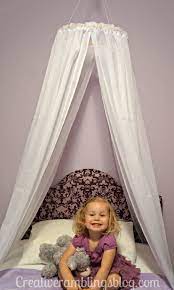 How to convert any bed into a canopy bed. Easy Diy Princess Canopy Creative Ramblings