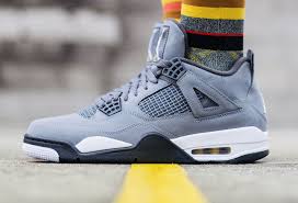 Air Jordan 1 Mid Black University Red White Lucid Green 2019 Air Jordan 4 Cool Grey 308497 007 Chrome Dark Charcoal Air Jordans Jordan 4 Jordans
