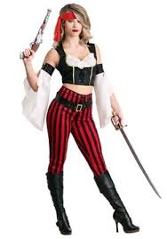 With a simple white shirt and black pants as the base, this costume is all about the finishing. Pirate Costumes For Women Female Pirate Halloween Costume