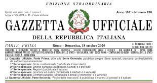 Pubblicato sulla gazzetta ufficiale n.229 del 15 settembre 2020 il decreto legislativo 15 settembre 2020, n. Coronavirus Covid 19 Pubblicato Sulla Gazzetta Ufficiale Il Dpcm 18 Ottobre 2020 Con Le Nuove Norme