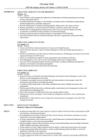 Executive Assistant Resume Samples Velvet Jobs