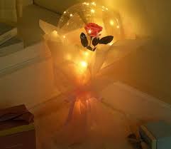 Valentine Special Premium Balloon With Lightning Flower (P-179) - Device  Pandora