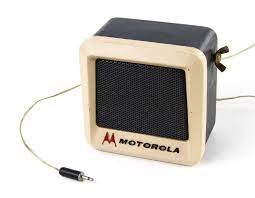 Vintage Motorola Tsn 6000a 2 Way Radio Speaker With Cable 1 8 Plug 1965 Vgc Motorola Police Radio Speaker Vintage Radio