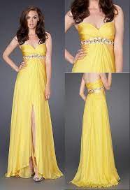 Vestido De Noche Amarillo Vestidos De Baile Largos Vestidos De Noche Largos Vestidos De Fiesta