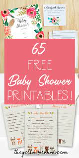 Pick from card types like greeting cards, invitations, postcards and more. 65 Free Baby Shower Printables For An Adorable Party