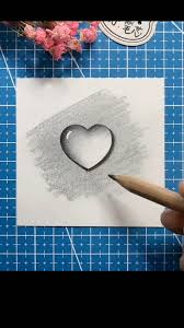 Watery Heart Drawing Video In 2020 Art Drawings Sketches Creative Art Drawings Simple Art Drawings Sketches Simple