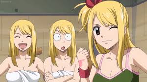 Lucy After Shower Lucy Edolas Lucy And Gemini Edolas Fairytail Armgaan Fairy Tail Personnage Fairytail Fairy Tail