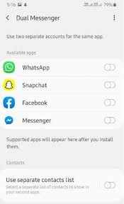 How To Use Dual Messenger On Samsung Galaxy A50 Bestusefultips Samsung Galaxy Samsung Galaxy
