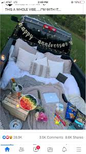 Quarantine date night ideas at home sunset sip. Anniversary Date Night Idea In 2021 Cute Date Ideas Romantic Date Night Ideas Romantic Home Dates
