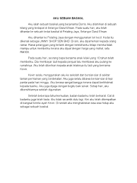 Di sini, aku dipamerkan kepada orang ramai. Aku Sebuah Basikal