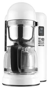 The pour over model we are. Kitchenaid 12 Cup Coffee Maker With One Touch Brewing White Kcm1204wh Walmart Com Walmart Com